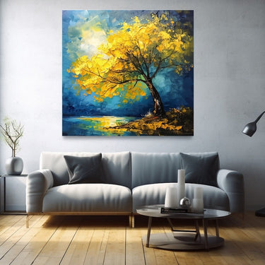 Yellow Tree Painting